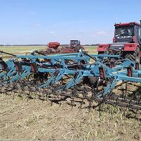 Культиватор стерневой тяжелый полуприцепной складной КСТ-9300 М "Кедр" пружинная борона