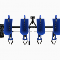 Сажалка для чеснока прицепная СЧ-4 к минитрактору