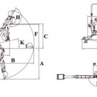 Экскаватор задний Branson BH86A (35-60 л.с)
