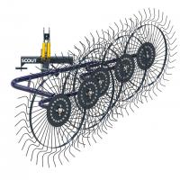 Грабли ворошилки СКАУТ PL-5600 для трактора, пять колес сгребания
