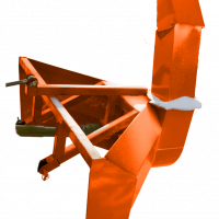 Снегоочиститель (снегоотбрасыватель) роторный для минитрактора Уралец Н14