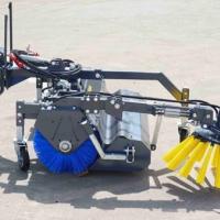 Щетка передняя гидравлическая с бункером