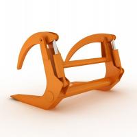 Челюстной захват на фронтальный погрузчик на трактор