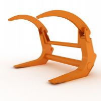 Челюстной захват на фронтальный погрузчик на трактор