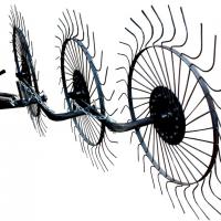 Грабли ворошильные PL-3600 для трактора, три кольца сгребания