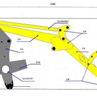 Погрузчик ФГП-0,3 на модель 224/244/254 Челюстной