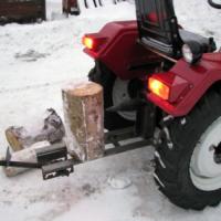 Дровокол навесной винтового типа