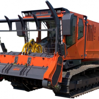 Вездеход UM-Truck ET-400 с мульчером UM-Forest 220 Н