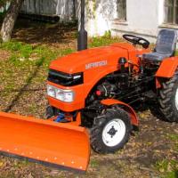 Отвал передненавесной на минитрактор Jinma