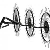 Грабли ворошильные PL-3600 для трактора, три кольца сгребания