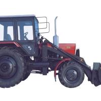 Коммунальная машина погрузчик-бульдозер ДЗ-133 с челюстным ковшом