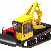 САМОХОДНАЯ ЭНЕРГЕТИЧЕСКАЯ МАШИНА СЭМ-4 С ЗАХВАТОМ