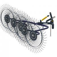 Грабли ворошилки СКАУТ PL-5600 для трактора, пять колес сгребания