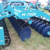 Лущильник дисковый тяжелый полуприцепной складной М-7000ПС М "Мастер" тандемный каток (Диск гладкий)