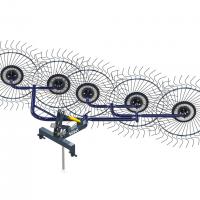 Грабли ворошилки СКАУТ PL-5600 для трактора, пять колес сгребания