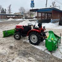 Отвал 1,6 м для минитрактора Mitsubishi VST серии Classic (гидроцилиндр + гидрораспределитель + гидрошланги в комплекте)