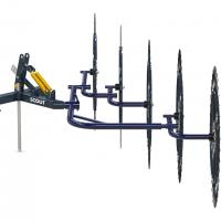 Грабли ворошилки СКАУТ PL-5600 для трактора, пять колес сгребания