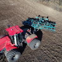 Борона дисковая мульчирующая полуприцепная складная Д-1100ПС М2 "Доминанта" прутковый каток