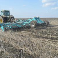 Культиватор стерневой средний полуприцепной складной КСС-9500 М2 "Олимп" тандемный каток