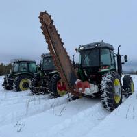 Трактор ULAN-RT 1304 PRO в комплекте с грунторезом 2086.31.00.000