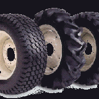 Колеса газонные со сменным редуктором