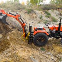 Миниэкскаватор на базе трактора УРАЛЕЦ