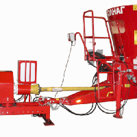 Стационарный смеситель-кормораздатчик Trioliet Solomix 12ZK Stat с электроприводом