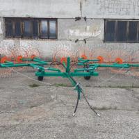 Грабли-ворошилки валкообразователи на трактор ГВВ-9 (спицы 7 мм) с двумя г/цилиндрами