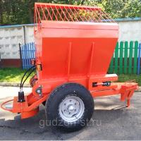 Разбрасыватель песка прицепной А-415 (пескоразбрасыватель прицепной)