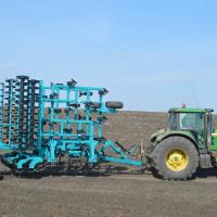 Культиватор стерневой средний полуприцепной складной КСС-11200 М2 "Олимп" пружинная борона