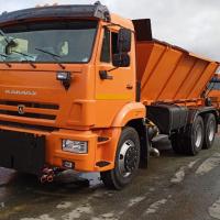 Автомобиль пескоразбрасыватель АПР 7.0 на базе шасси КАМАЗ 53605.