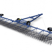 Борона зубовая односледная БЗУ-12
