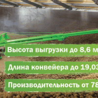 Конвейер ленточный AVR Cobra 80-19 (буртоукладчик)