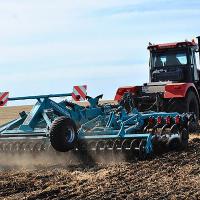 Борона дисковая мульчирующая полуприцепная складная Д-560ПС М2 "Доминанта" прутковый каток