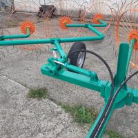 Грабли-ворошилки валкообразователи на трактор ГВВ-9 (спицы 7 мм) с двумя г/цилиндрами