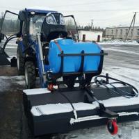 Щетка с бункером 2 м с гидравлическим открытием бункера