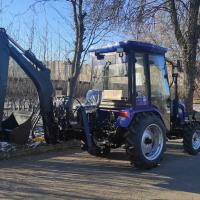 Коммунальный трактор LOVOL TE354 c отвалом и экскаватором