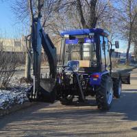 Коммунальный трактор LOVOL TE354 c отвалом и экскаватором