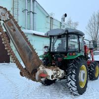 Трактор ULAN-RT 904 PRO в комплекте с грунторезом